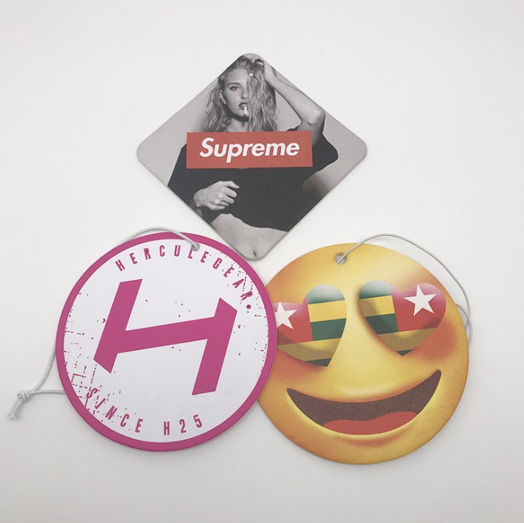 Hang custom paper card air fresheners