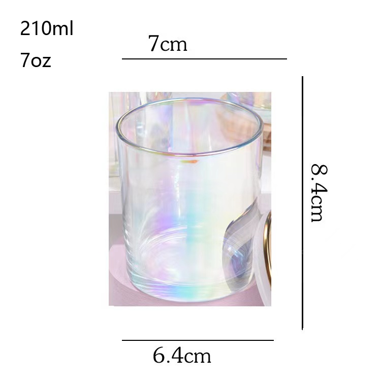 Candles Rainbow jar