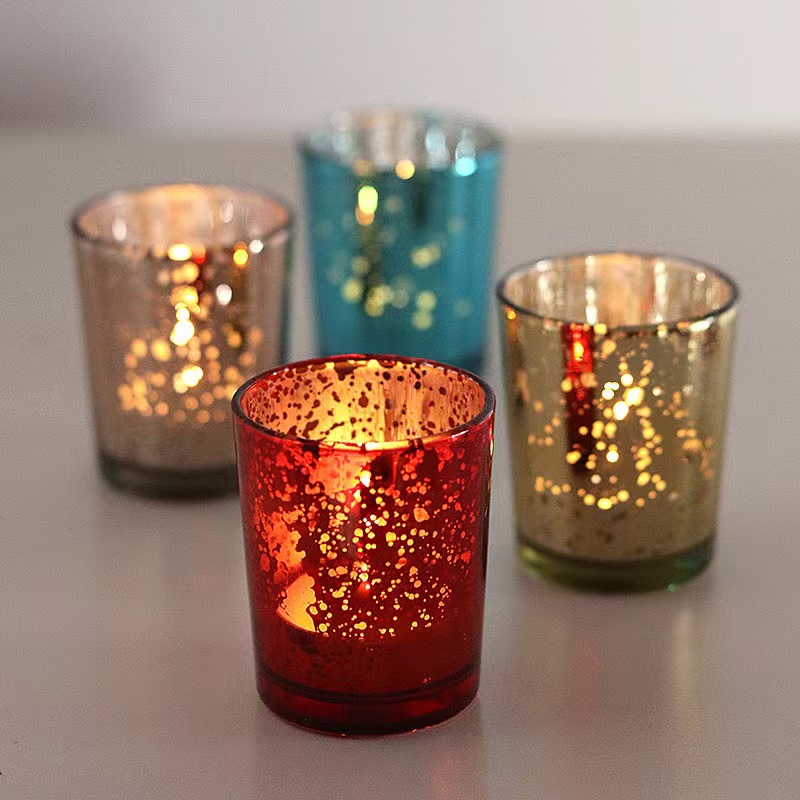 Electroplated scented candle cup