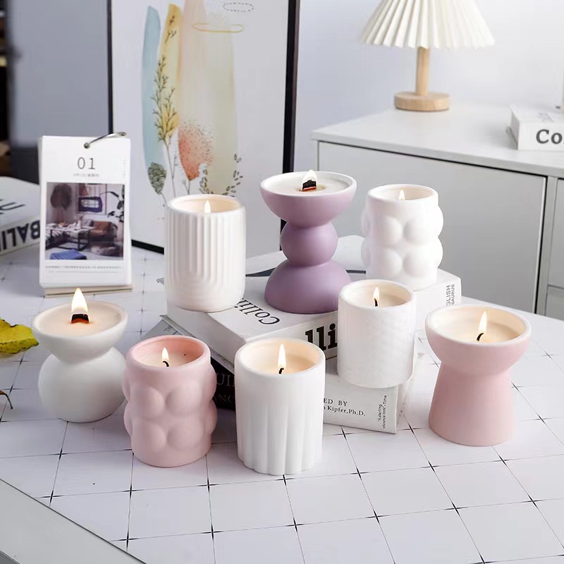 Ceramic candle cup