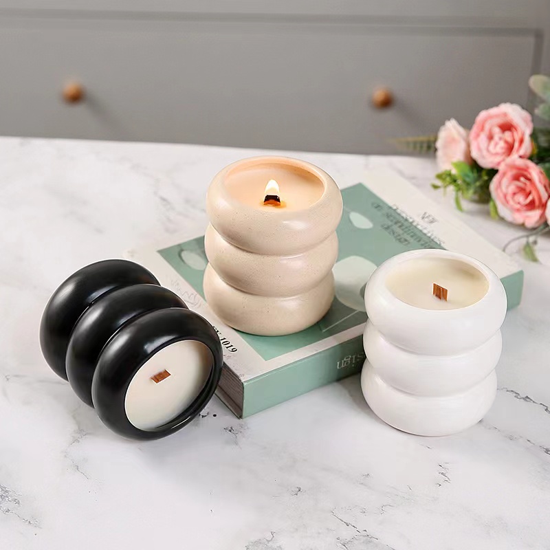 Ceramic candle cup
