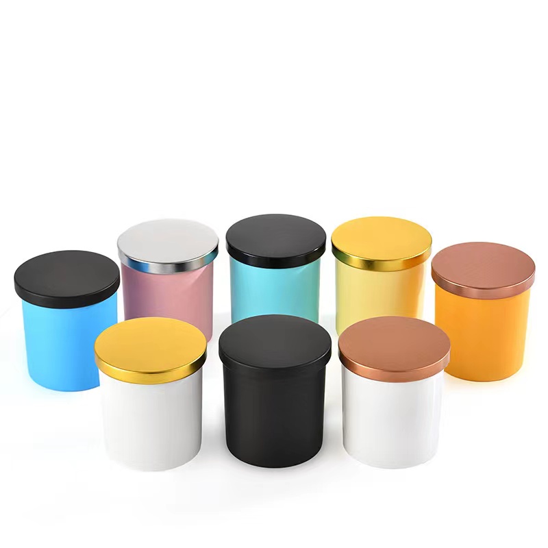 ins matte glass jar with lid